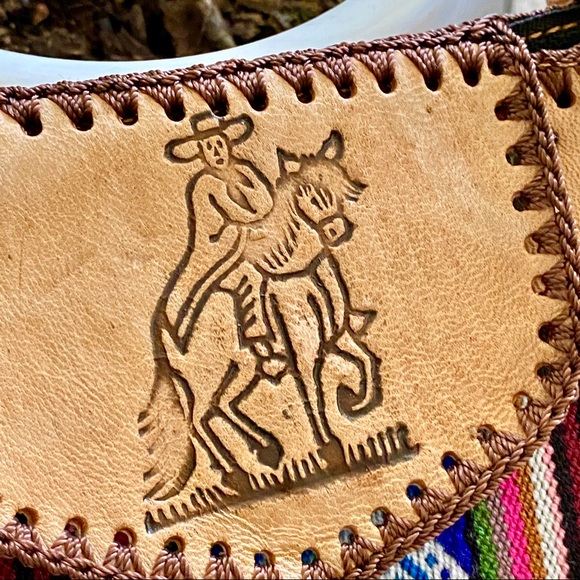 Native American handmade style crossbody purse - Picture 3 of 11